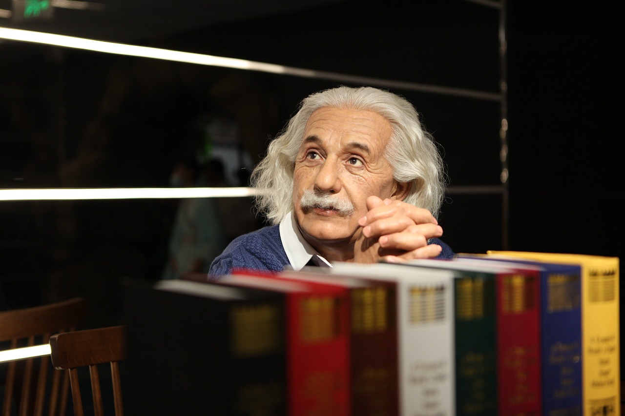 wax figure, einstein, albert